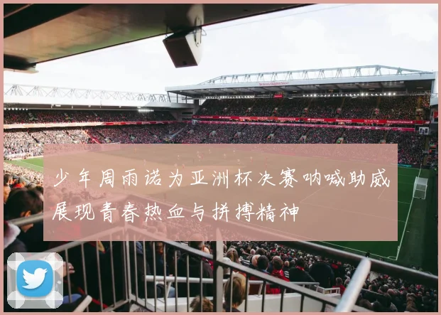 少年周雨诺为亚洲杯决赛呐喊助威展现青春热血与拼搏精神
